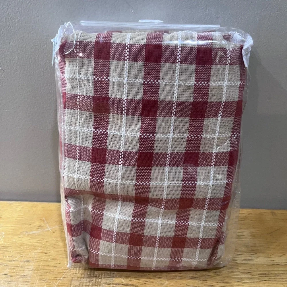 Essential Home Austin Plaid Red 58